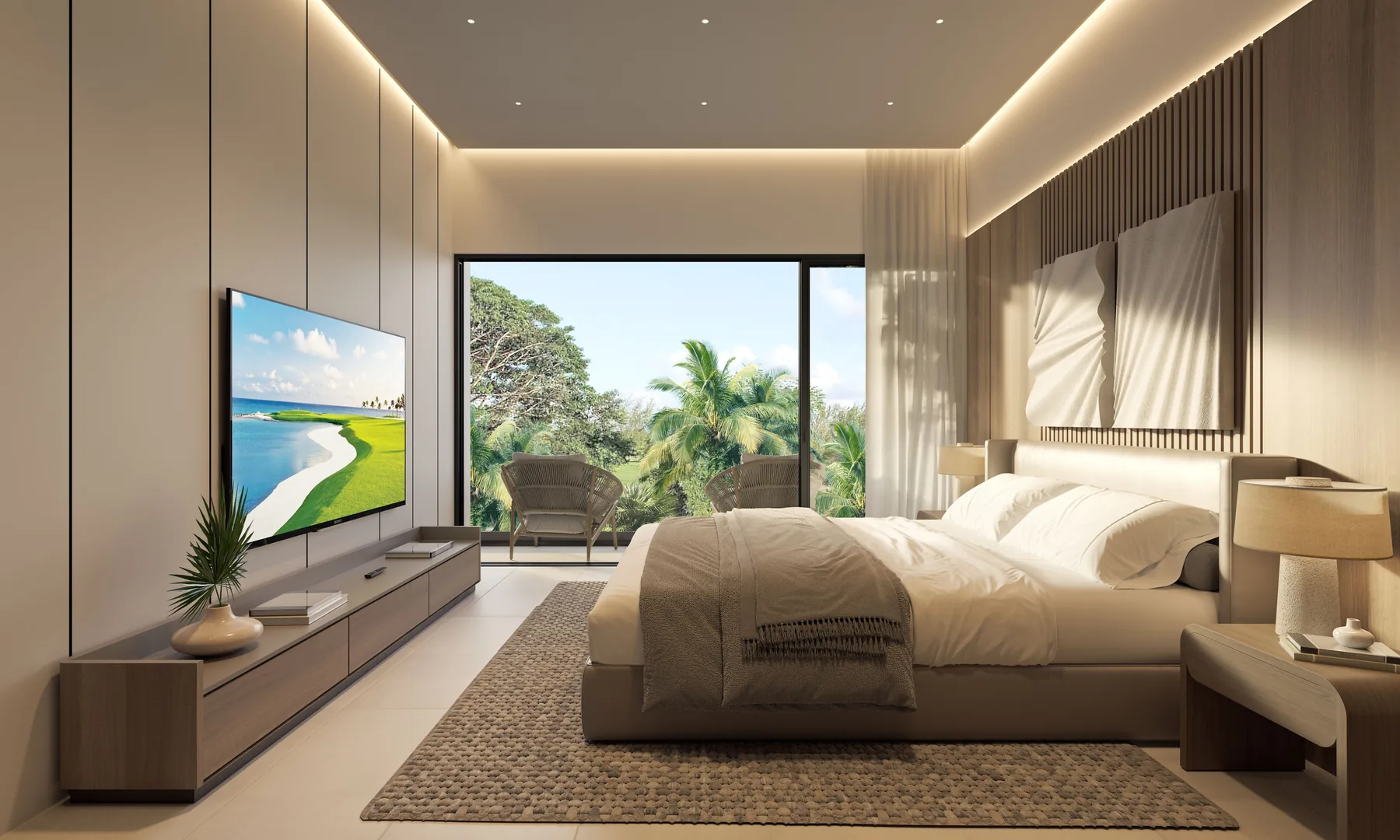 Habitación principal con terraza privada